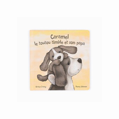 Jellycat Caramel Le Toutou Timide Et Son Papa & Bashful Fudge Puppy Medium | PI0968531